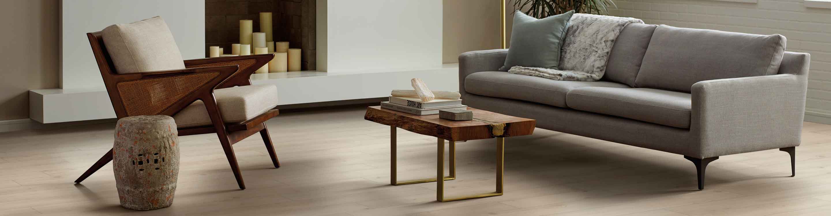 LVP floors in a stylish Lunenburg home