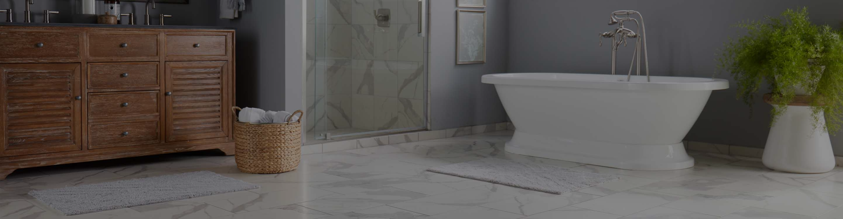 bathroom tile flooring installation in Lunenburg, MA